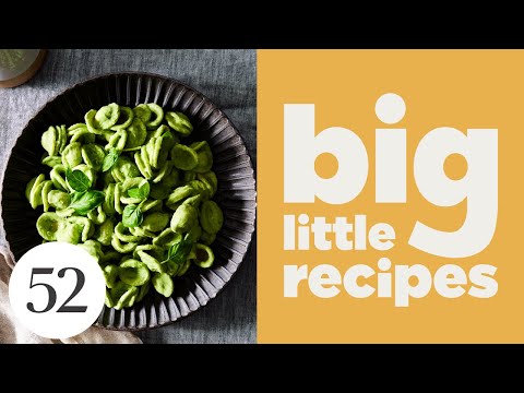 Pasta with The Creamiest Basil Cream Sauce | Big...