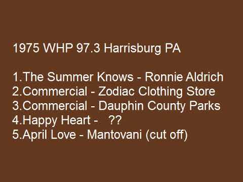 WHP-FM 97.3 Harrisburg, PA 1975 Short Air Check