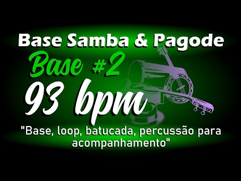 Loop Pagode 93bpm (BASE #2) / Base Pagode / Percussão para Acompanhamento Samba e Pagode