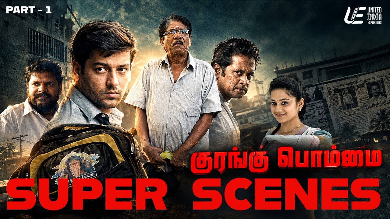 Kurangu Bommai Super Scenes - Part 1 | Vidharth | Bharathiraja | Delna Davis