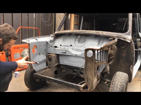 Classic Mini Clubman Budget Restoration - Repairing The Inner Wings