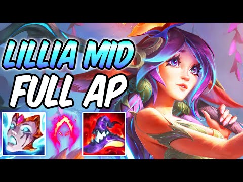 INSANE CARRY DIAMOND LILLIA MID FULL AP SEASON 12 | New Build & Runes | League of Legends