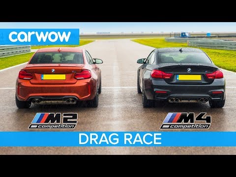 BMW M2 Comp vs M4 Comp - DRAG RACE, ROLLING RACE, TRACK BATTLE and DRIFT OFF