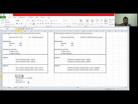 Financial risk management   Practice Question # 3   Interest rate parity   part 4