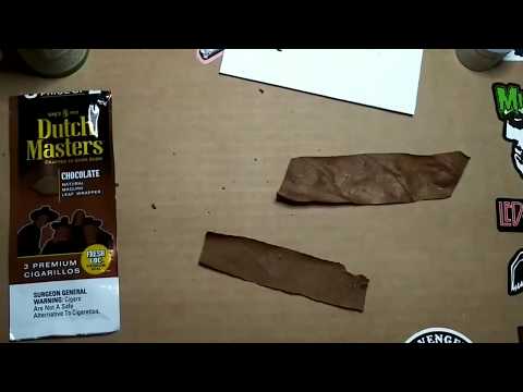 How To Roll A Dutch Master Cigarillo EASY