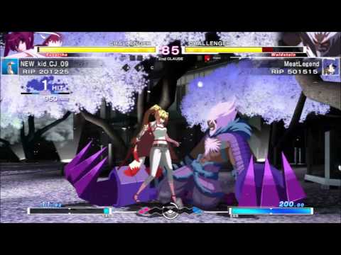 UNIEL online match: Starting to get Yuzuriha's combos down