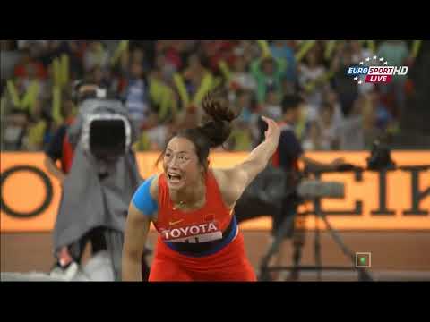 Finale lancio del giavellotto donne Pechino 2015 - campionati mondiali