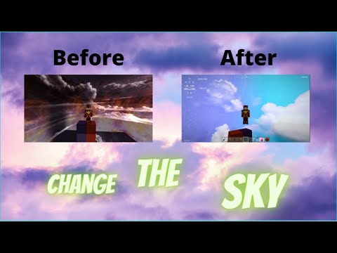 How to change the SKY in a texture pack (tutorial)