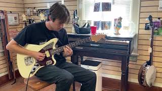 James Harker at Guitar House Workshop with Stringjoy strings