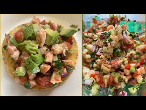 CEVICHE DE CAMARON~Shrimp Ceviche