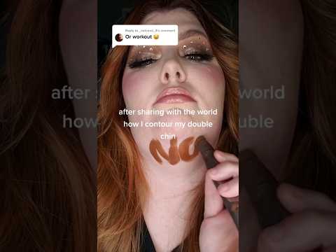 me and my fat behavior 💁‍♀️ #fat #doublechincontour #doublechin #fatandfabulous