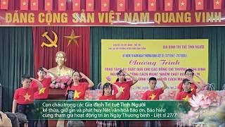 Con cháu trong các Gia đình Trí tuệ Tình Người kế thừa Nét văn hóa Báo ơn, Báo hiếu tri ân Ngày Thương binh - Liệt sĩ 27/7