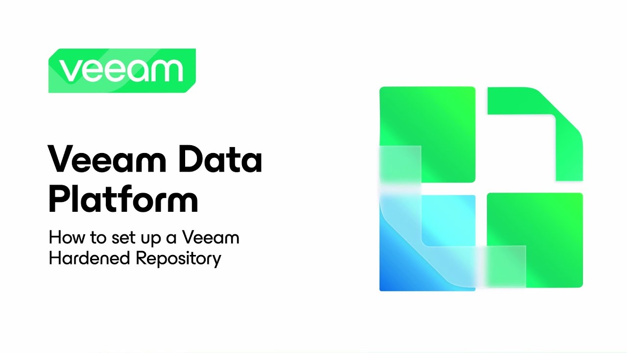 How to set up Veeam Hardened Repository video