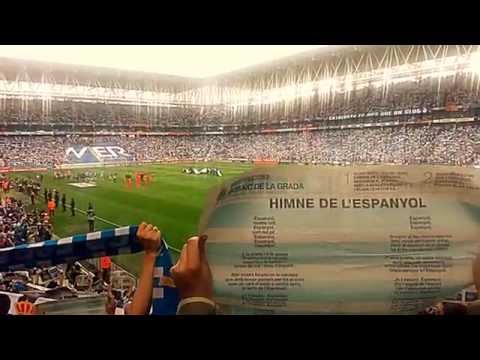 Derbi RCD Espanyol - FC Barcelona - Salida jugadores