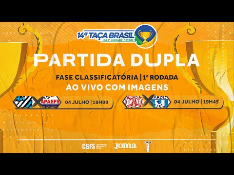 Taça Brasil Sub17 Masculino 1ª Divisão - Partida Dupla - Jogo 3 e 4 - 1ª Rodada - Ao vivo