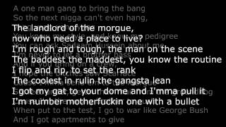 Kool G Rap - #1 With a Bullet (Lyrics)