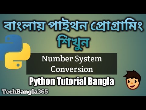 Python Tutorial Bangla 17 Number System Conversion Using Python