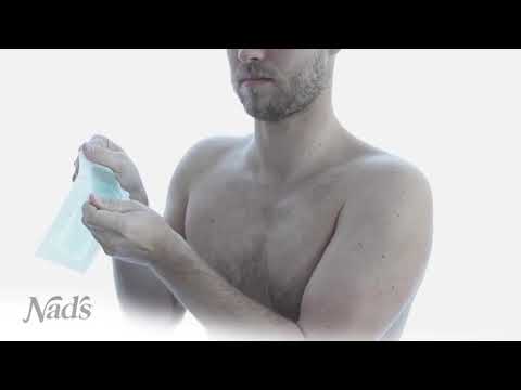 How to Use Nad's For Men Wax Strips