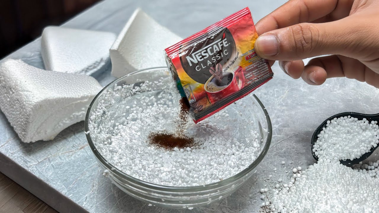 billions of people don't know! Make tons of money by mixing coffee grounds and Styrofoam