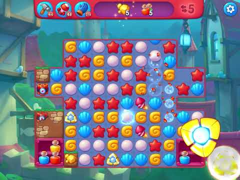 Fishdom Hard level 6677 no boosters フィッシュダム ハード [Friend's]