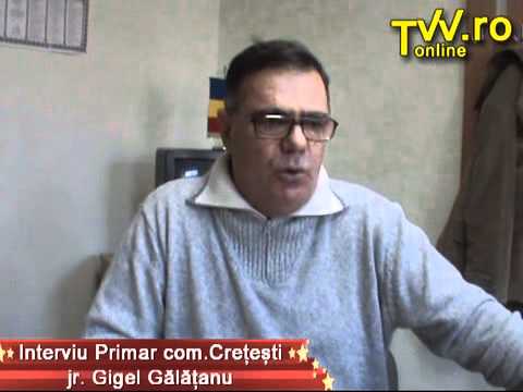 Interviu jr. Gigel Galatanu - primar com. Cretesti