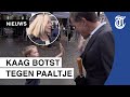 Hysterie bij inloop formatie-overleg: ‘Rutte, high five!’