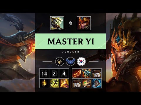Master Yi Jungle vs Jarvan IV - KR Diamond Patch 25.19