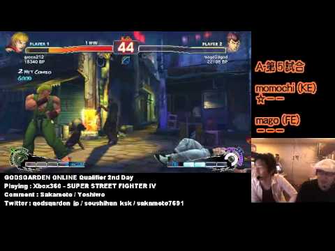 SSFIV: Mago (FeiLong) vs Momochi (Ken) - GodsGarden 2 (Day 2)