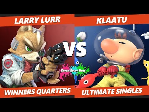 Smash Ultimate Tournament - Larry Lurr (Fox) Vs. ONCE | Klaatu (Olimar) Splat Bros. SSBU WQ