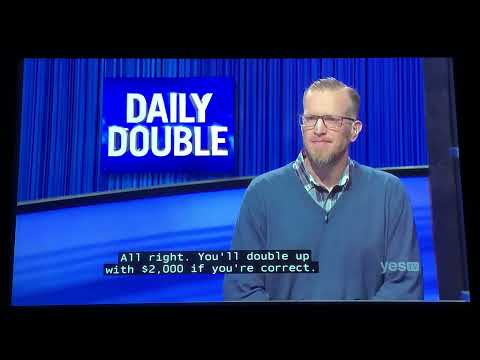 Jeopardy, Amy Schneider DAY 29 - 1st Daily Double (1/10/22)