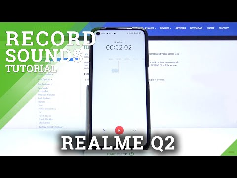 How to Record Sounds on REALME Q2 – Voice Recorder