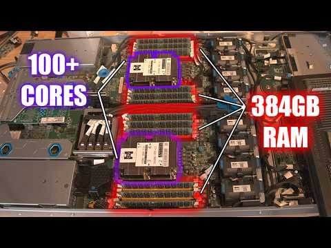 Building a server with 384GB RAM & 100+ CPU CORES!?