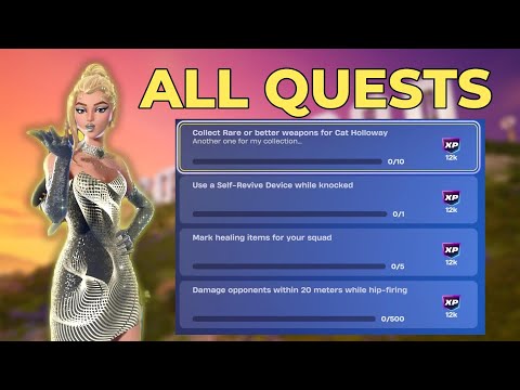 How to EASILY complete Week 4 Weekly Quests Chapter 7 Season 1 #fortnite