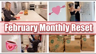 Sundays at Tiffani’s | February Monthly Reset ✨ Whole Foods Haul, Deep Clean & Fresh Start