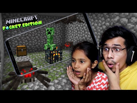 Anshu Bisht - Playing Minecraft On Mobile With My Sister |GONE WRONG| 😭