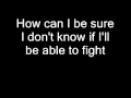 Disturbed Serpentine with lyrics