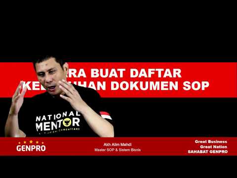 Cara Buat Daftar Kebutuhan Dokumen SOP