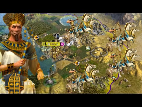 One City Challenge as Egypt! - Civ 5 Vox Populi Deity