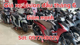 UPDATE PRICE LIST OF HONDA VISION 2025 IN EARLY JUNE 2025 WITH MANY PROMOTIONAL OFFERS IN THE MONTH