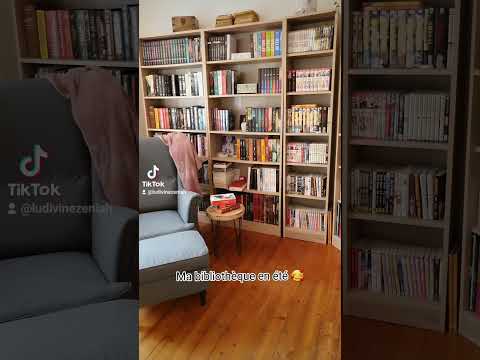 Ma bibliothèque l'été, j'adore 🥰❤️
