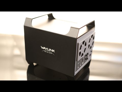 WAVLINK 4-Bay Hard Drive Enclosure for 3.5" and 2.5'' SATA HDD/SSD Featuring 10Gbps USB-C 3.2, 88TB