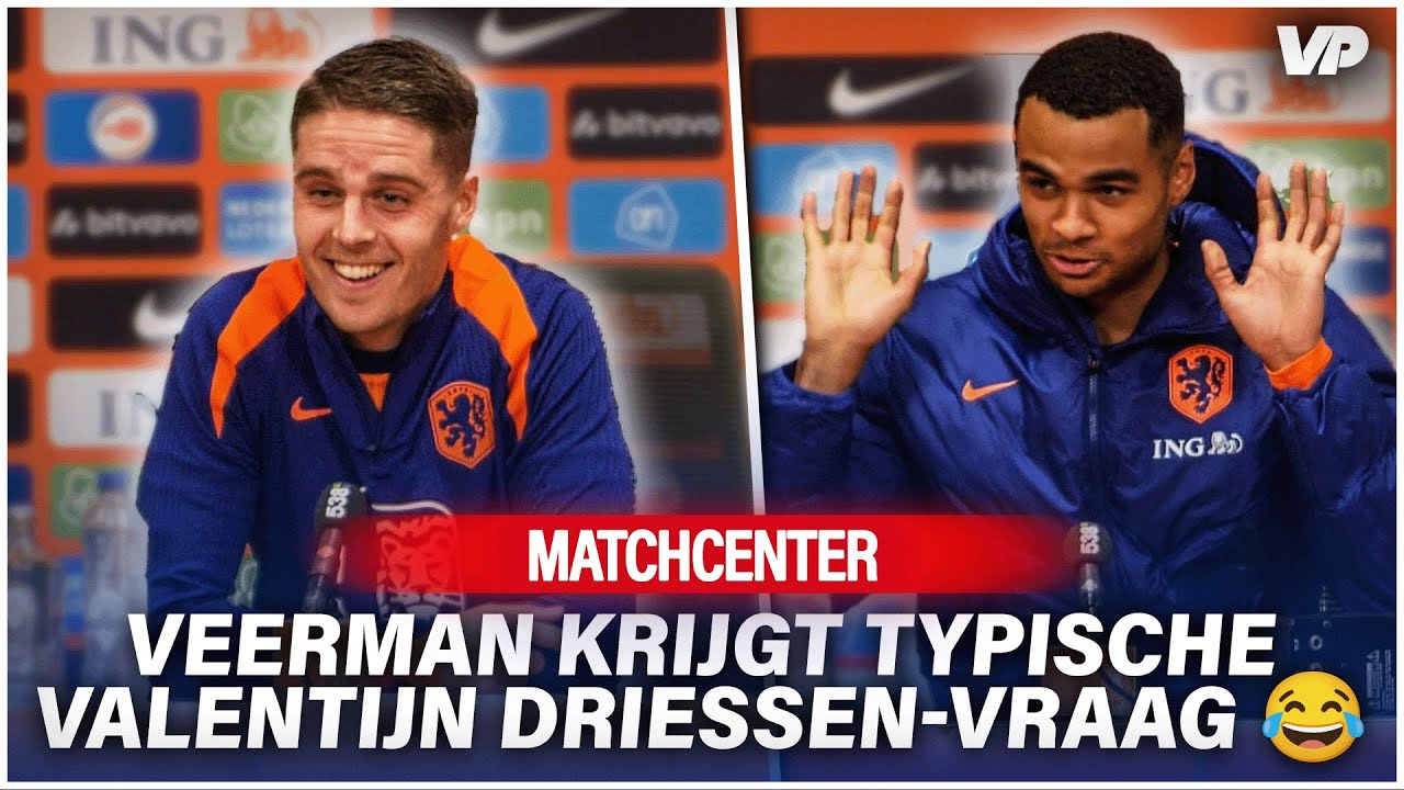 Thumbnail for article: Veerman lacht na Oranje-zege om vraag Driessen: 'Dat wil jij horen, hè?'