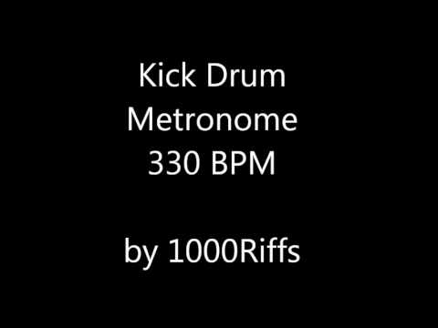 Kick Drum Metronome 330 BPM