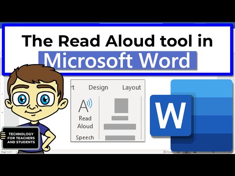 The Amazing Read Aloud Tool in Microsoft Word