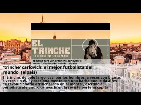 ‘trinche’ carlovich: el mejor futbolista del mundo  (elpais)