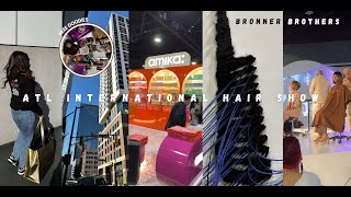 WEEKEND IN ATL VLOG | BRONNER BROTHER HAIR SHOW 2024 - CELEBRITY APPEARANCES, WEAVE BATTLE