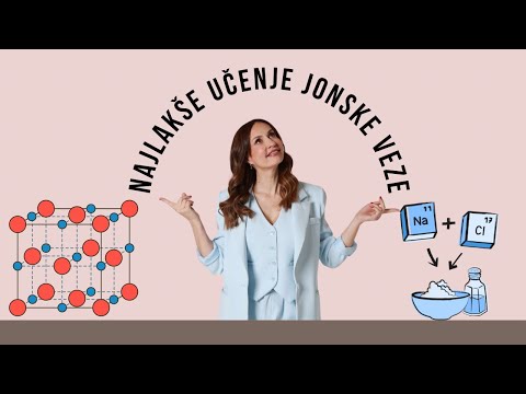 Kako najlakše naučiti jonsku vezu?