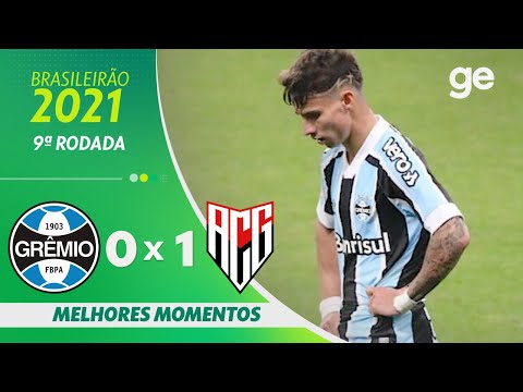 Gols e lances de Grêmio x Atlético-GO