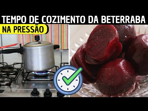 QUANTO TEMPO PARA COZINHAR BETERRABA NA PRESSÃO?
