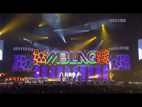 111221 KBS 50TH - KPOP World Festivl - MBLAQ - Mona Lisa
